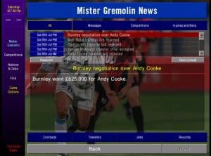 Championship Manager 3 Gameplay (Windows)