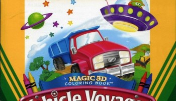 Crayola Magic 3D Coloring Book Vehicle Voyages Game Cover