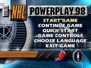 NHL Powerplay 98 Gameplay (Windows)