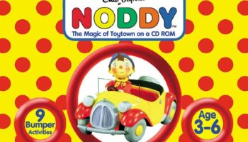 Noddy: The Magic of ToyTown on a CD-ROM Game Cover