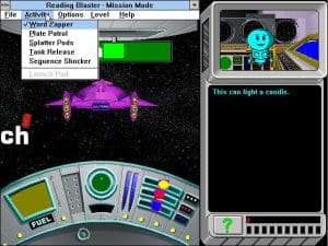 Reading Blaster: Invasion of the Word Snatchers Gameplay (Windows)