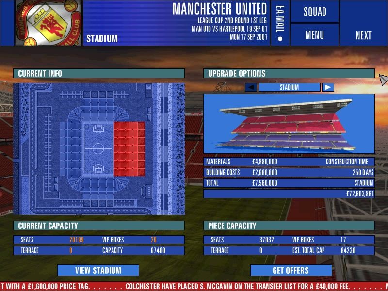 The F.A. Premier League Manager 2002 Gameplay (Windows)