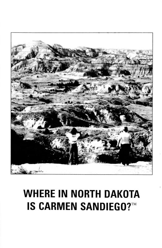 Where in North Dakota is Carmen Sandiego Game Cover