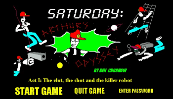 Saturday Arthur's Odyssey Game Cover