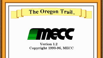 The Oregon Trail 1.2 for Windows Game Cover