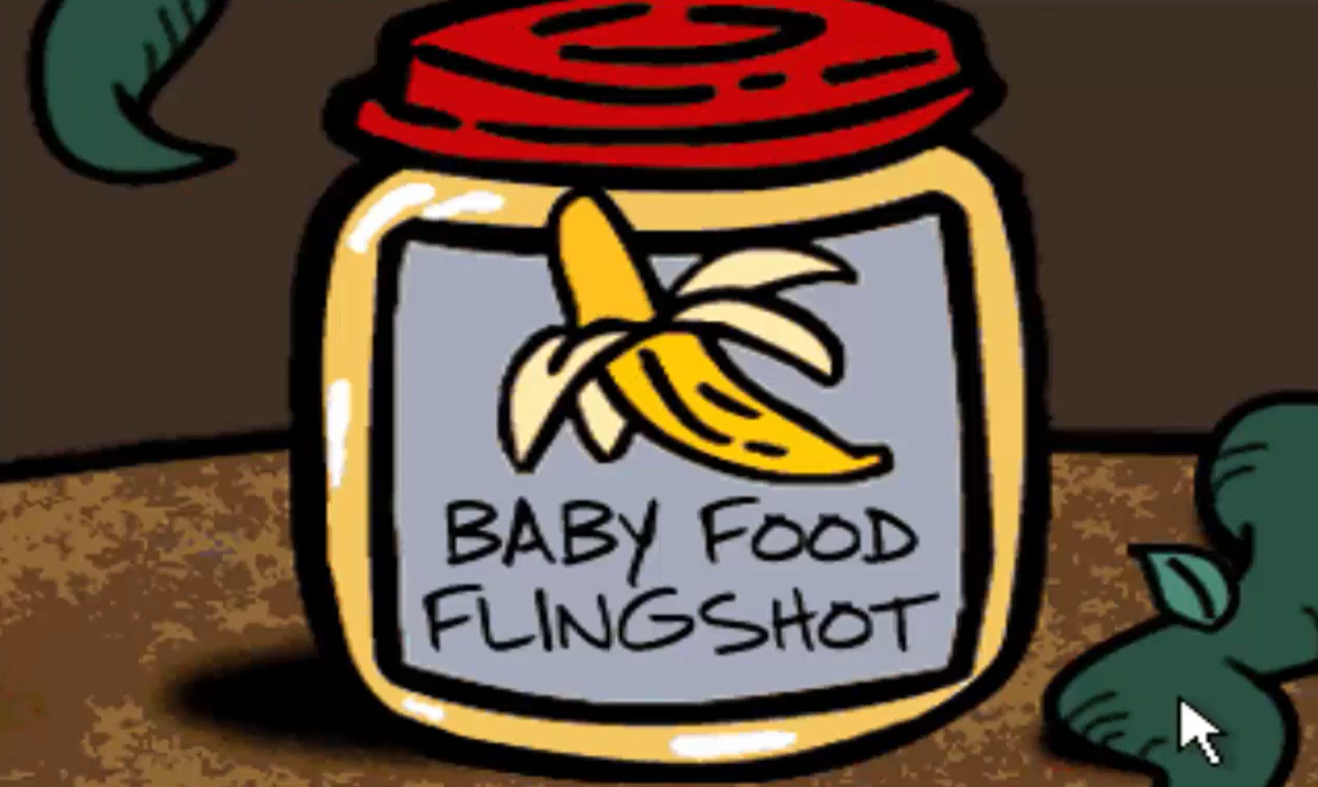 The Rugrats Movie Baby Food Flingshot Game Cover